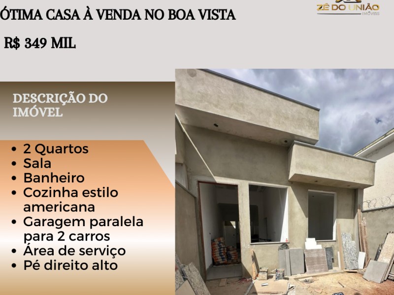 Ótima casa à venda no Boa Vista